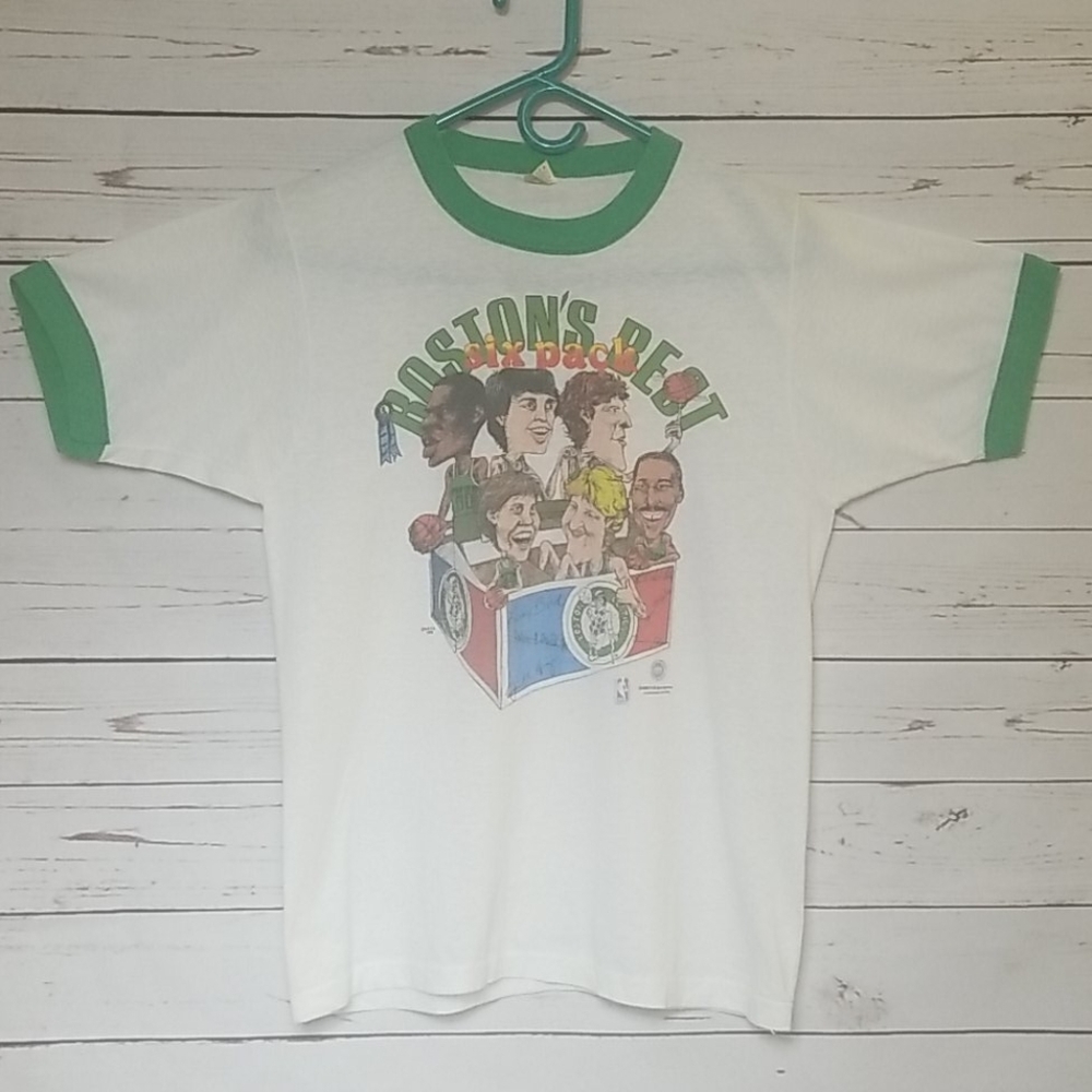 Vintage 1986 Boston's Best 6 pack shirt